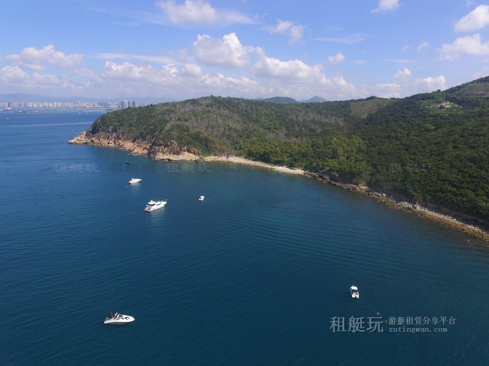 三亞旅游游艇租賃，三亞港至三亞角航線