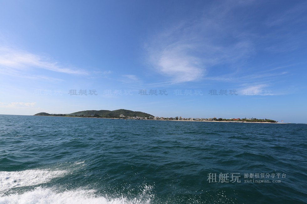 三亞旅游游艇租賃，三亞港至西島航線