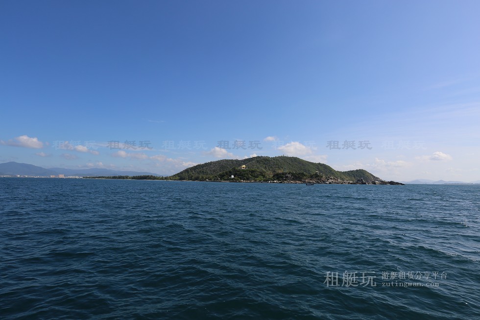 三亞旅游游艇租賃，三亞港至西島航線