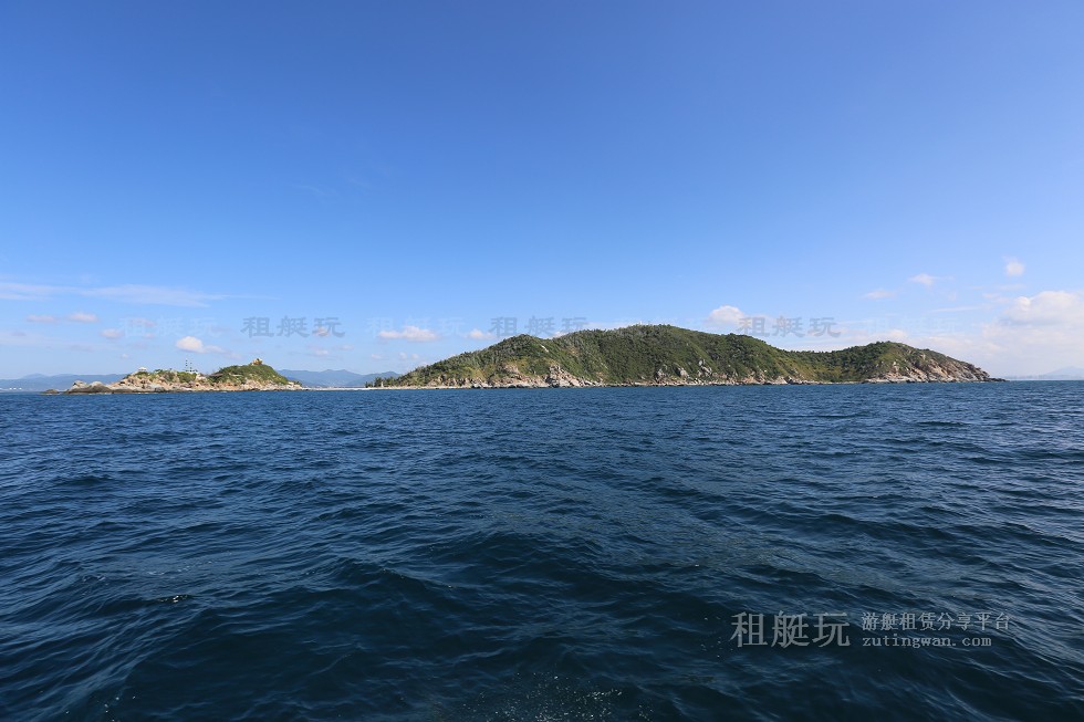 三亞旅游游艇租賃，三亞港至西島航線